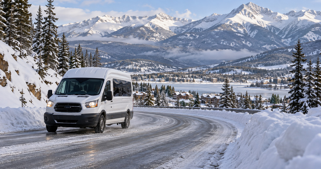 Driving on the Roads of Silverthorne During Winters