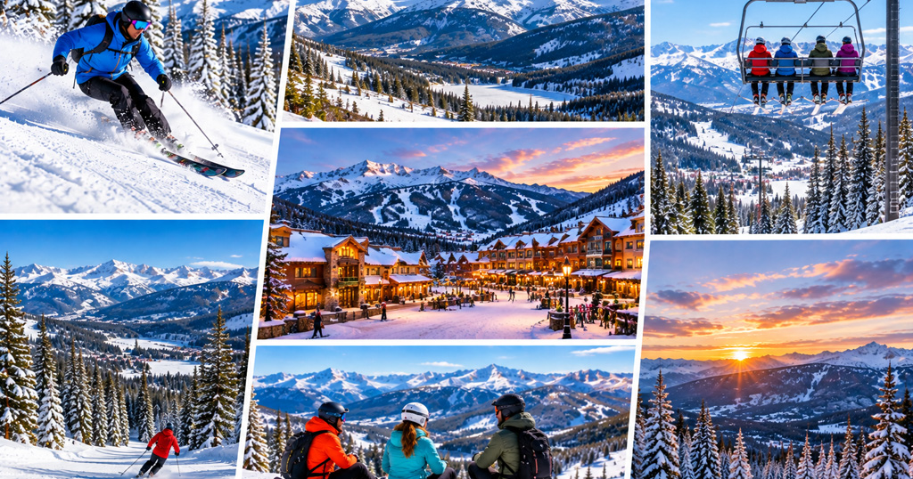Winter Skiing in Colorados Rocky Mountains