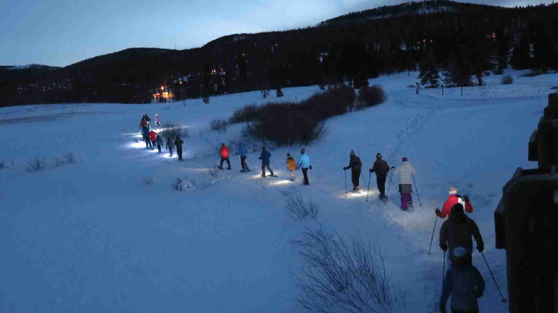 Moon Snowshoe Tour Event