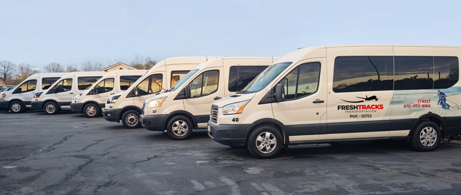 About Fresh Tracks shuttle van transportation