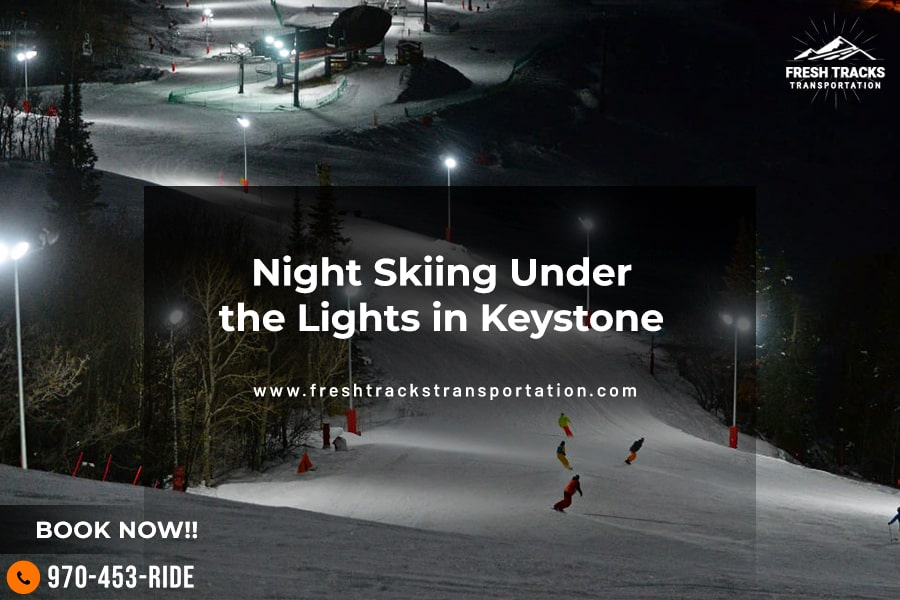 Night Skiing Under the Lights in Keystone
